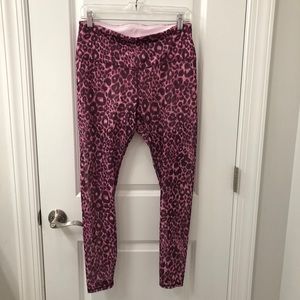 EUC Fabletics animal print leggings